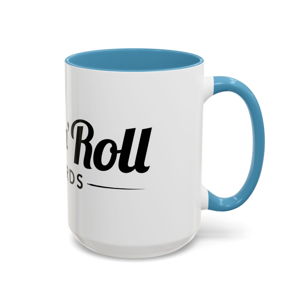 Rock n' Roll Records - Accent Coffee Mug
