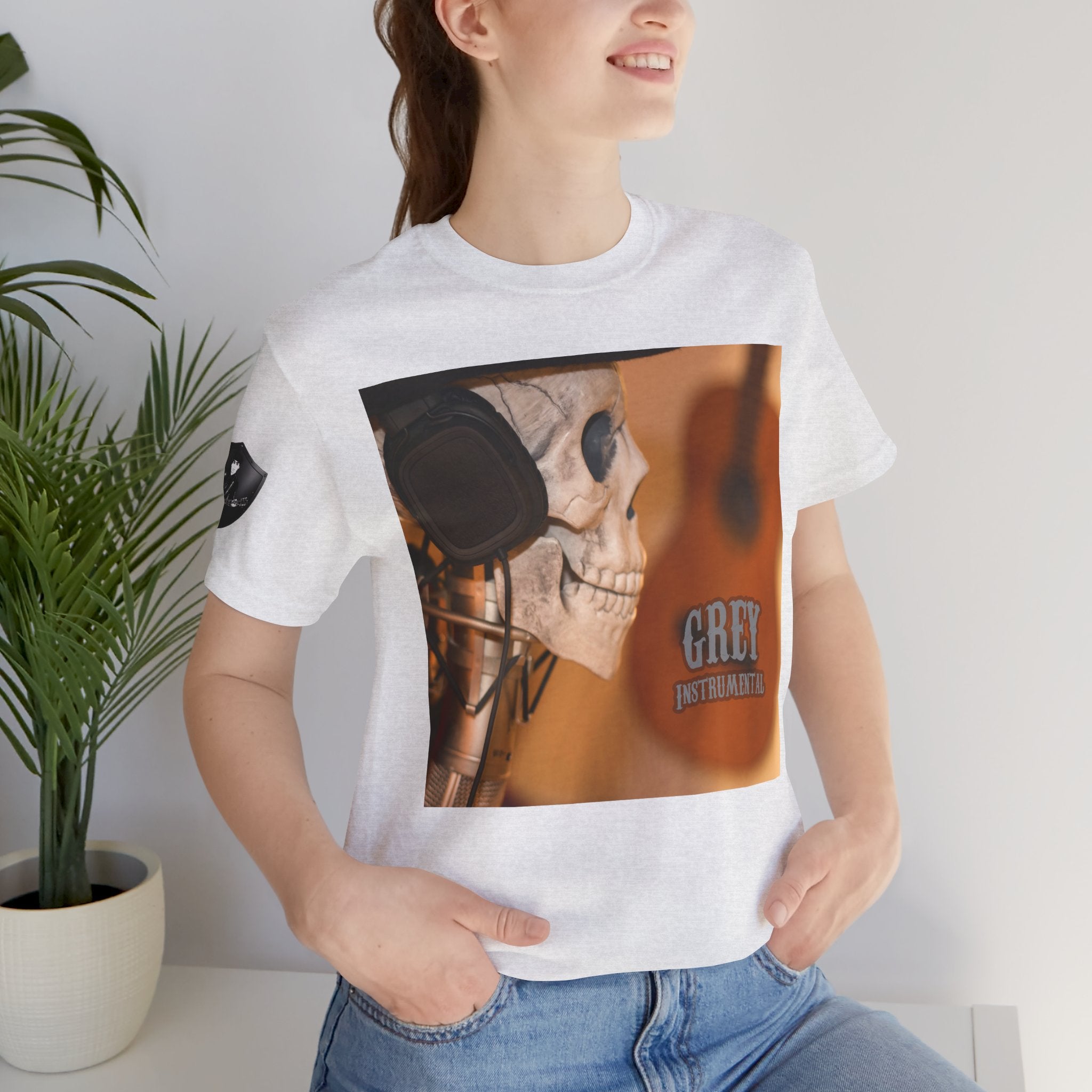 The Unsung Hero - Grey Skeleton T-Shirt [Unisex]