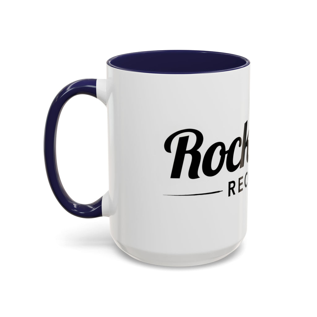 Rock n' Roll Records - Accent Coffee Mug