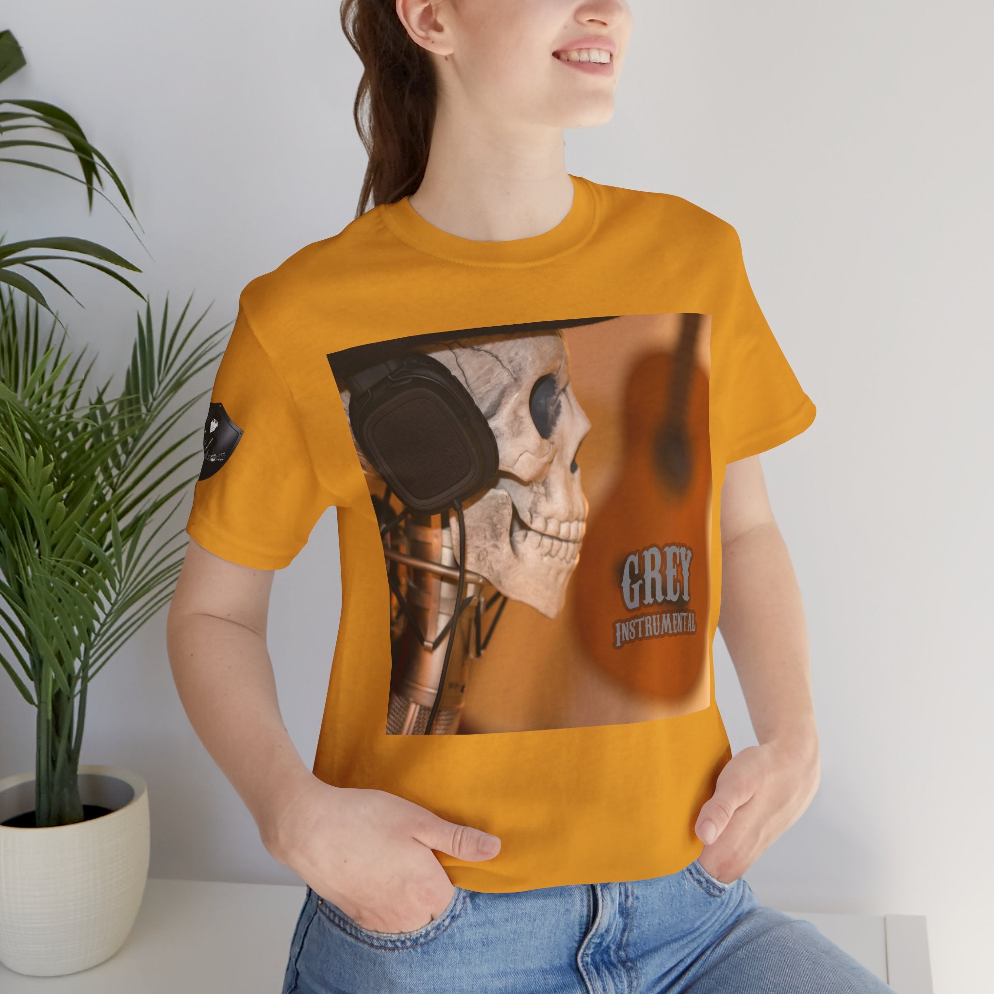 The Unsung Hero - Grey Skeleton T-Shirt [Unisex]