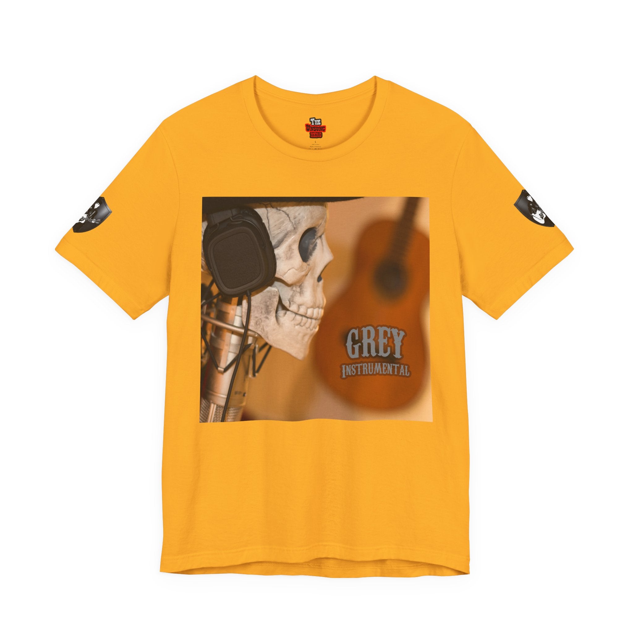 The Unsung Hero - Grey Skeleton T-Shirt [Unisex]