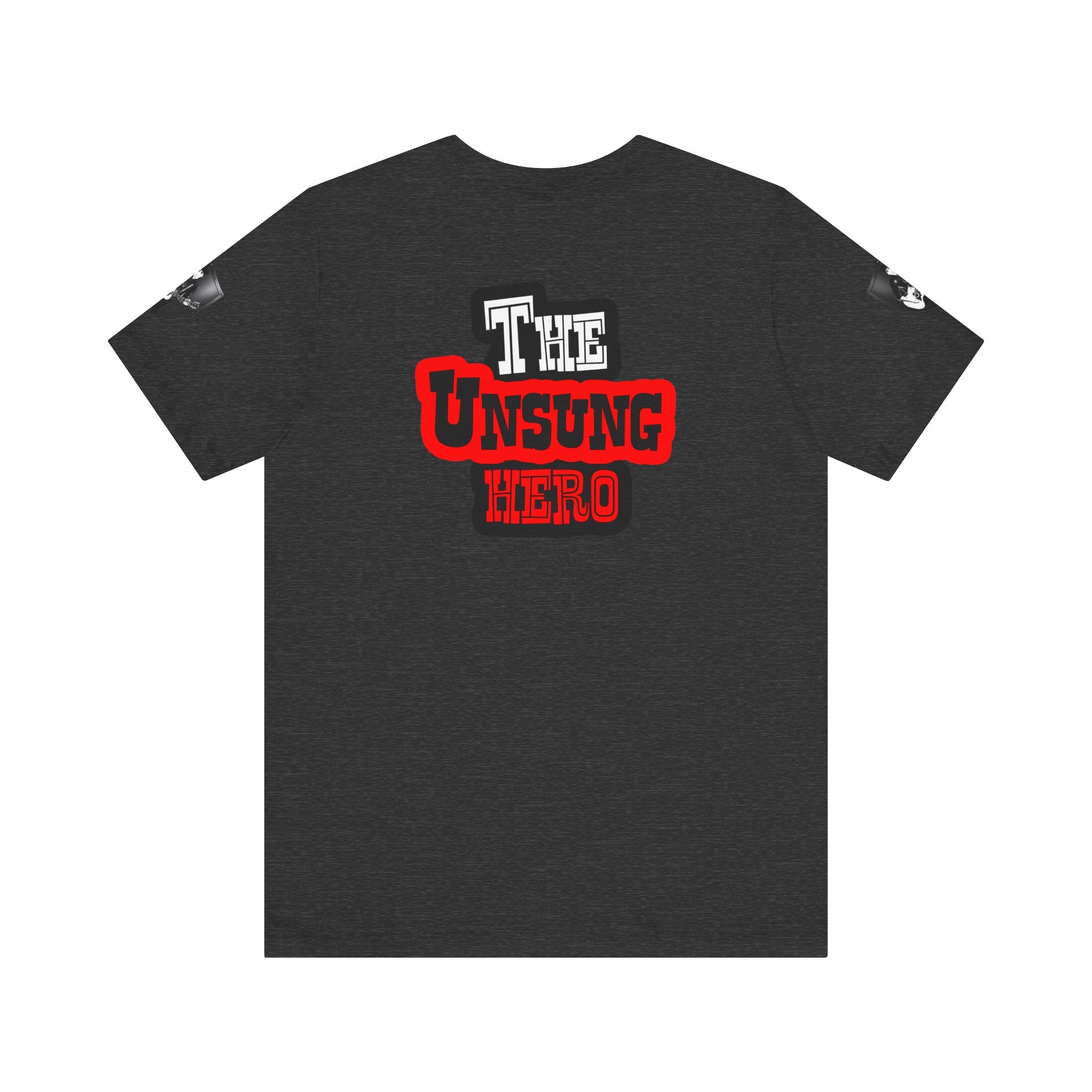The Unsung Hero - Grey Skeleton T-Shirt [Unisex]