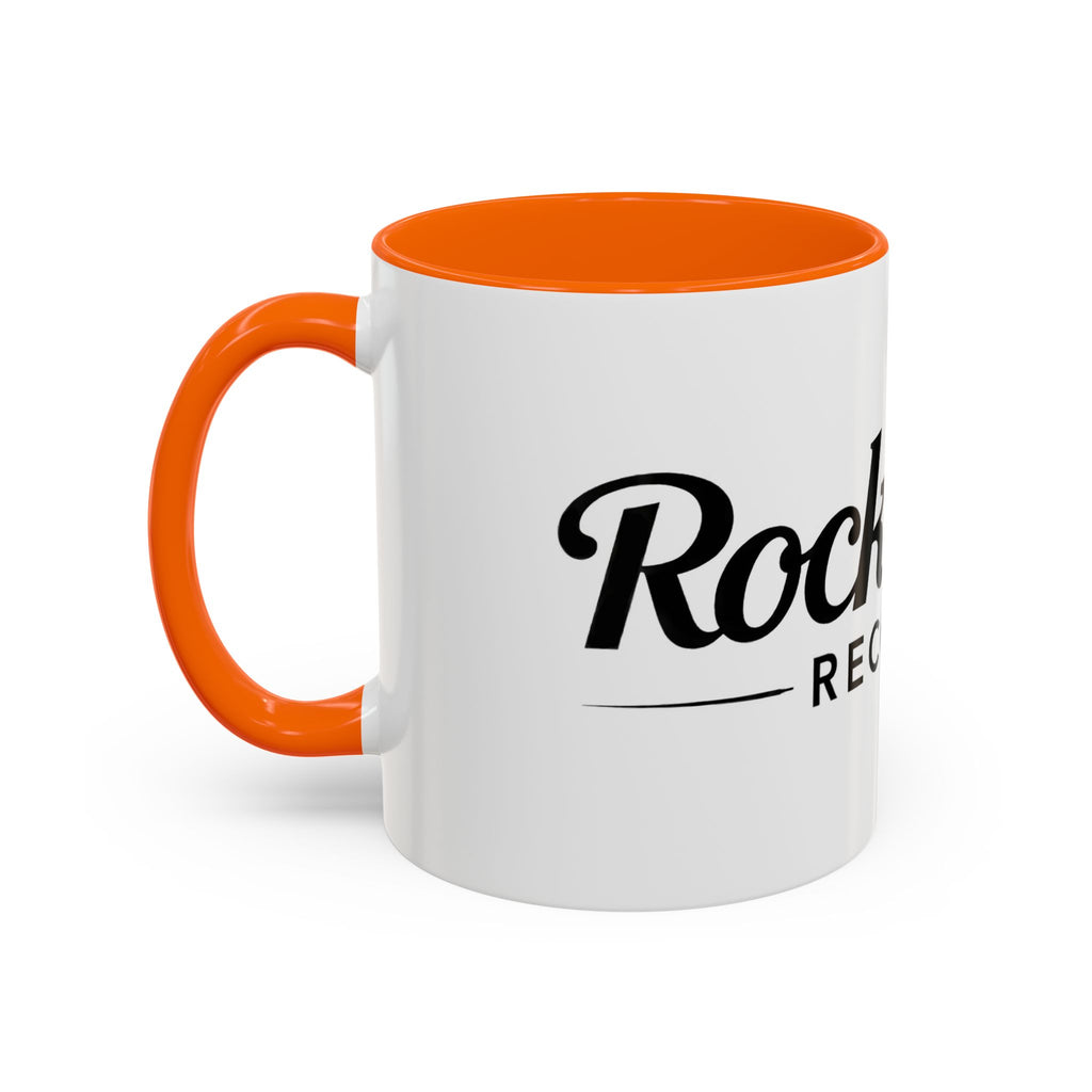 Rock n' Roll Records - Accent Coffee Mug